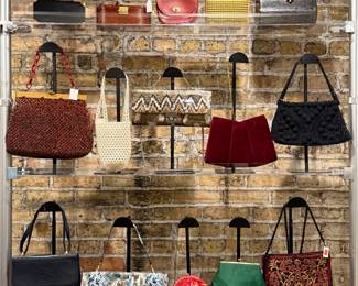 Did we mention there are a LOT of cool vintage handbags to choose from?