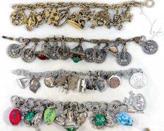 A great selection of charm bracelets