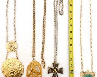 Statement costume jewelry necklaces from Accessocraft NYC, Sascha B., and Vendome