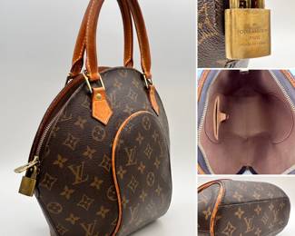 Another look at the Louis Vuitton Monogram Canvas Ellipse PM Bag, authenticated with Entrupy