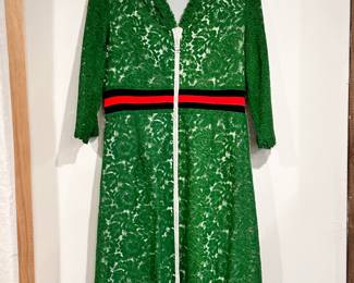 MissLook green zip front dress size 12
