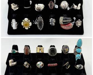 Cool selection of rings – many styles to choose from!