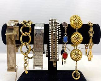 More bracelets from the fantastic selection of jewelry at this estate sale