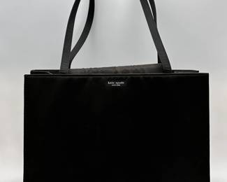 Kate Spade "Sam" Black Nylon vintage handbag