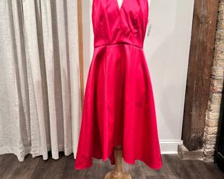 NWT / New with tags Closet London red satin dress, size 10