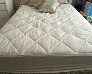 12 Bed with White Headboard