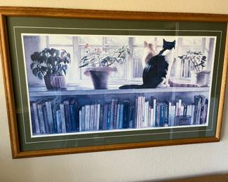19 Cat Picture Cats on Bookshelf