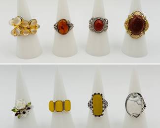 Fashion rings, cocktail rings, statement rings, glamor rings!