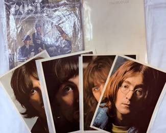 The Saturday Evening Post Magazine / The Beatles cover story August 1964, The Beatles poster and 4 promotional color photographs