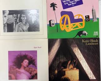 Vintage vinyl from Howard Jones, Ronny Dyson, Kate Bush