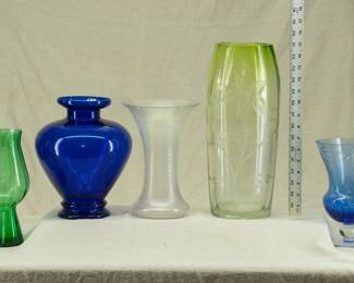 Beautiful art glass vases