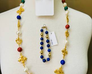 Vintage Napier necklace, earrings and bracelet