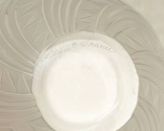 Another view of the Lalique France 'Zagora' flower vase