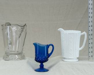 More Early American Pattern Glass Pitchers