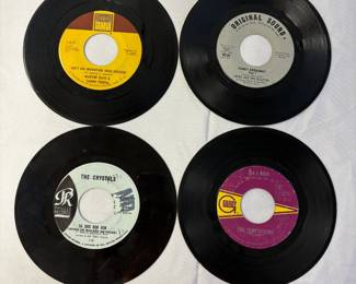 45s single records by Marvin Gaye & Tammi Terrell, Dyke and The Blazers, The Crystals, The Temptations