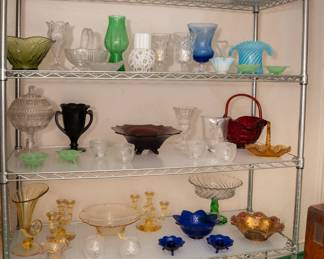 A tiny bit of the art glass available at our estate sale in Evanston, Illinois