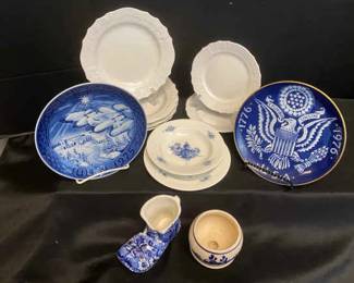 Royal Copenhagen Denmark Dishes Limited Edition Collectible Plates And Planters