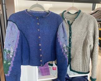 2 Vintage Wool Sweaters Size Small