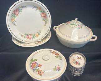 Floral Kitchen Kraft Ovenserve Plates Susie Cooper Lidded Tureen Crown Ovenware Dish Coasters