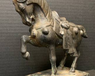 Early 20th Century Tang DynastyStyle Chinese Bronze Horse