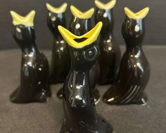 Six Penguin Pie Steamers