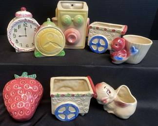 Charming Pottery Wall Pocket Vases