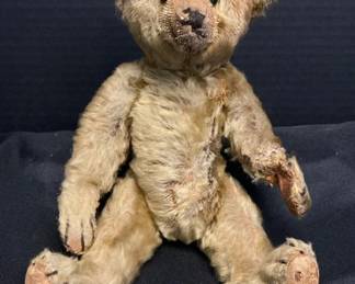 Antique Strawfilled Mohair Teddy Bear