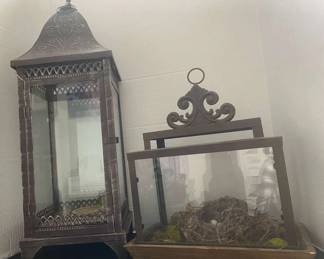 Pair of Metal Bird Cages