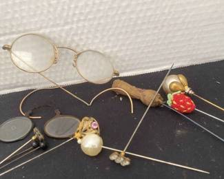 Vintage Shuron Eyeglasses With Pins