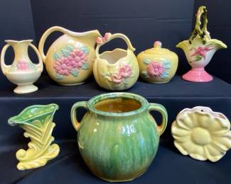 1950s Hull USA Yellow Sunglow Collection And More