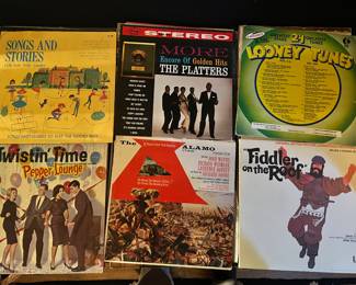 Lots of LP Record Albums
