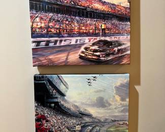 Thomas Kinkade Talladega Prints on Stretched Canvas