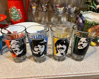 Vintage Beatles Glasses