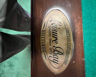 Leisure Bay Regulation Pool Table w/ Leather Pockets