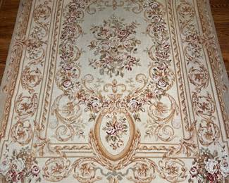 Antique Needlepoint Rug