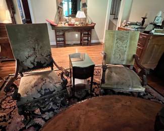 Early William and Mary Arm Chairs