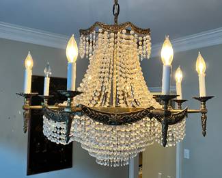 Large Crystal Chandelier