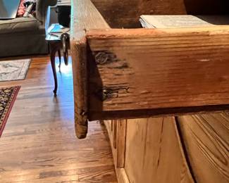 Pine Cabinet, Drawer Detail