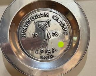 1976 LPGA Plate, Played at Hoover Country Club
