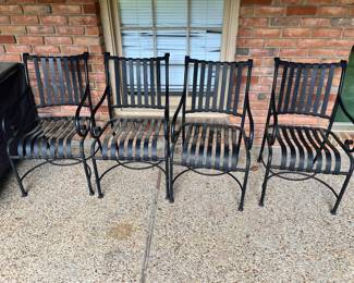 4 Wrought Iron Chairs