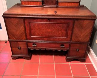 Great Depression Cedar Chest W/ Clock