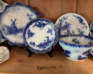 More Transfer Ware, Flow Blue