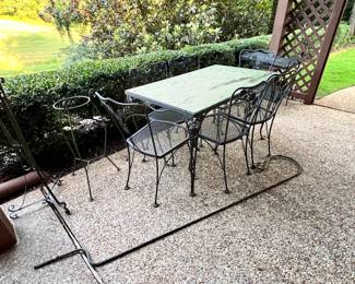 Lots of Wrought Iron Furniture