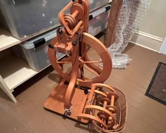 Schacht spinning wheel, complete, $1100