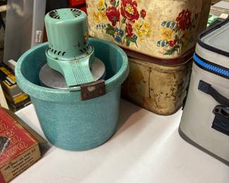 Vintage bread boxes