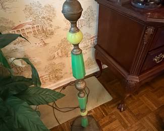 Deco Jadeite Floor Lamp