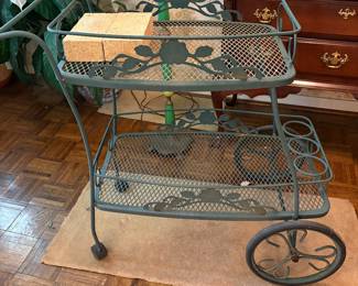 Wrought Iron Teacart