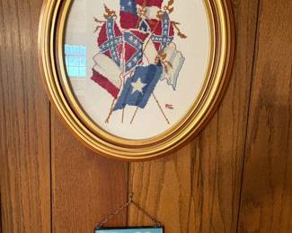 Confederate Flag Postcard
