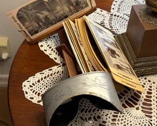 Stereoscope & cards