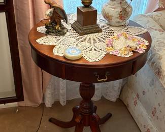 Mahogany Drum Table
